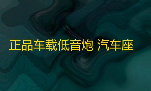 正品车载低音炮 汽车座椅音响12v有源专用超薄超重低音炮车改装