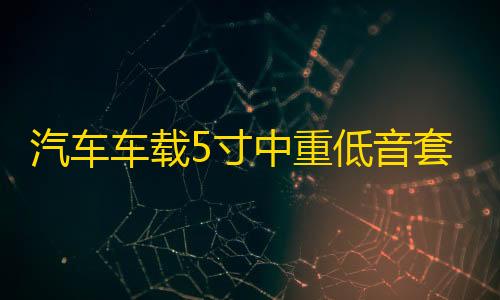 汽车车载5寸中重低音套装喇叭适用宝骏510标致赛欧车门音响改装